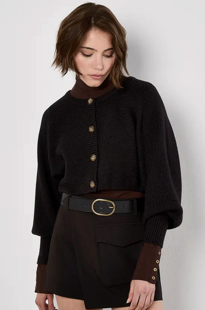 Batwing Cropped Cardigan