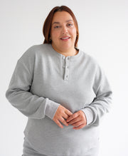 Waffle Henley Top
