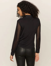 Fitted Mesh Button Down