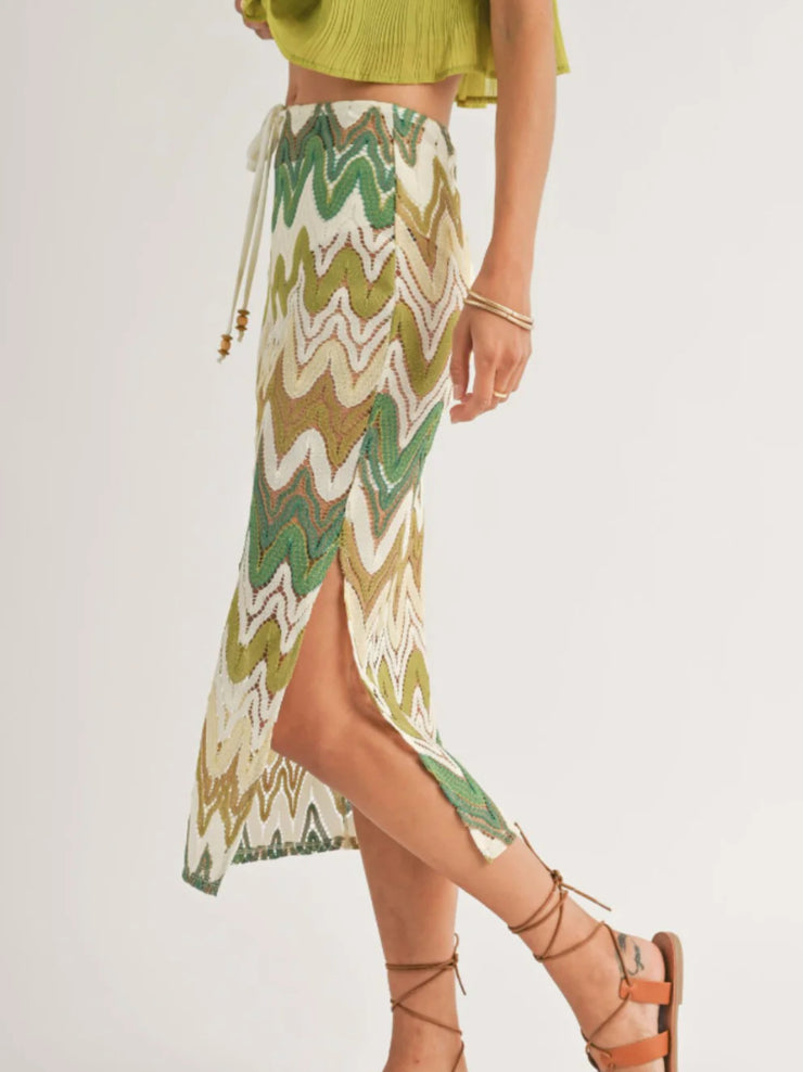 Tides Midi Skirt