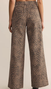 Marli Denim Leopard Pant