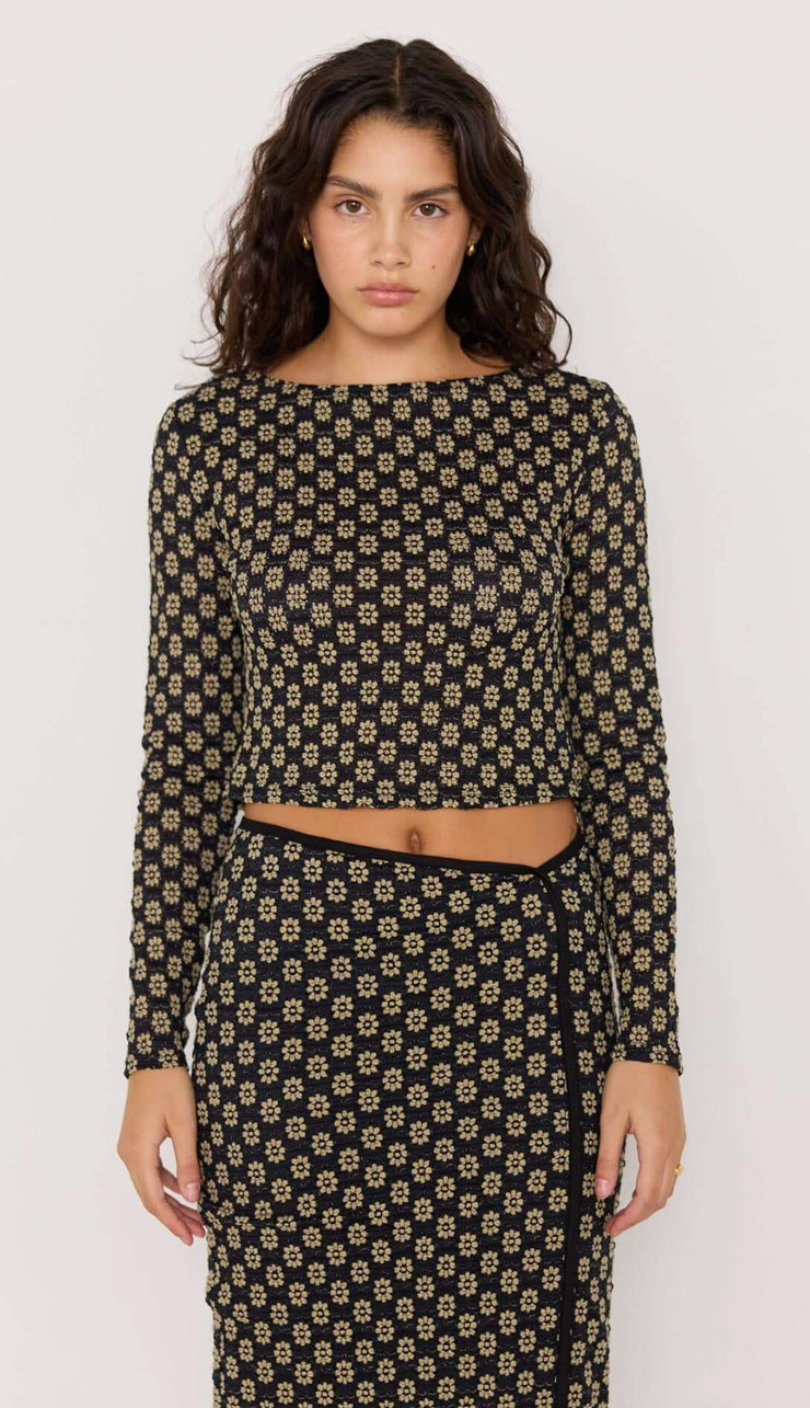 Luca Stretch Lace Top