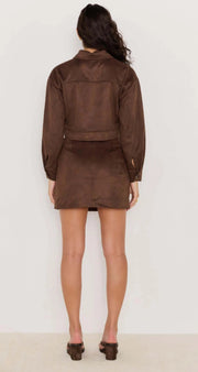 Aston Suede Crop Jacket