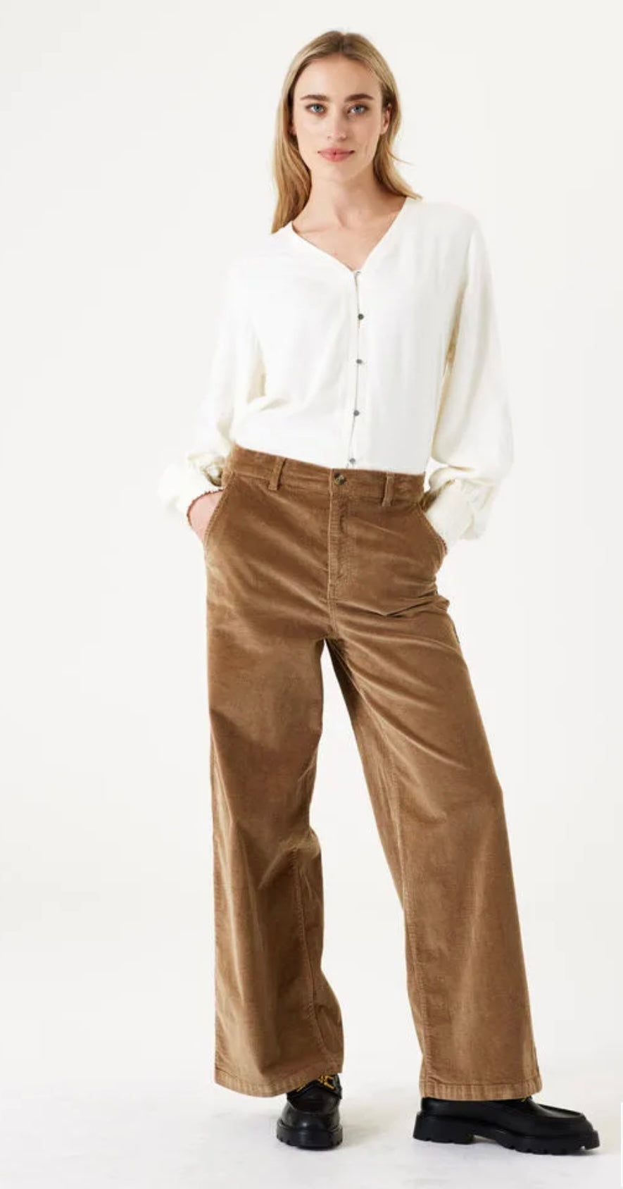 【Anyone more】Karin Pintuck String Corduroy Wide Pants Anyone more】Karin Pintuck String Corduroy Wide Pants A.L.C.