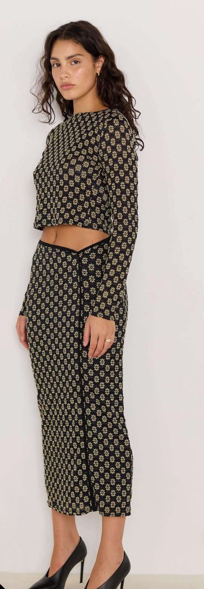 Luca Stretch Lace Skirt