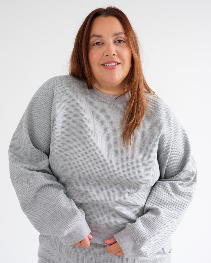 Waffle Raglan Top