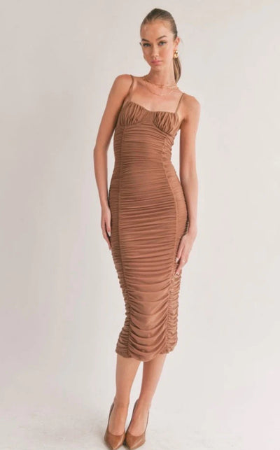 Mesmerize Ruched Bodycon