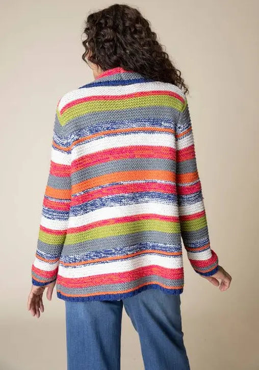 Multi Stripe Cardigan