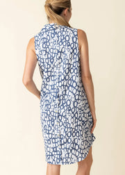 Sleeveless Shirt Dress