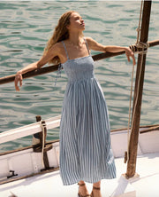 Nadine Striped Midi