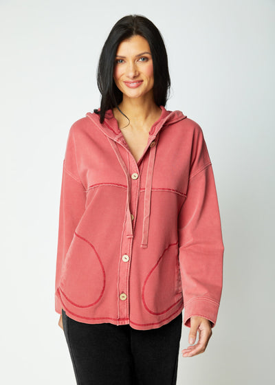 Mixed Texture Hoodie