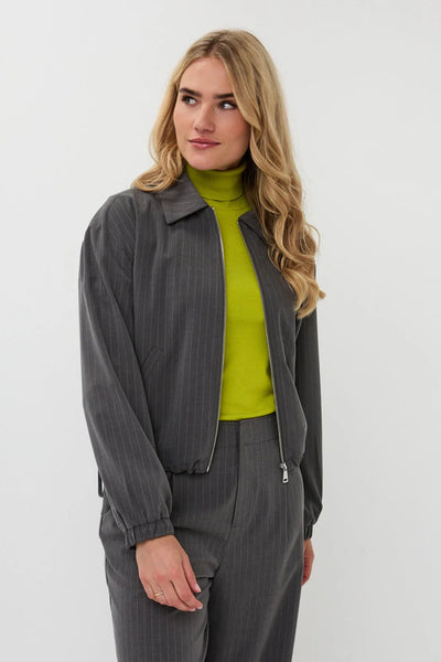 Pinstripe Bomber