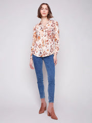 Printed Button Up