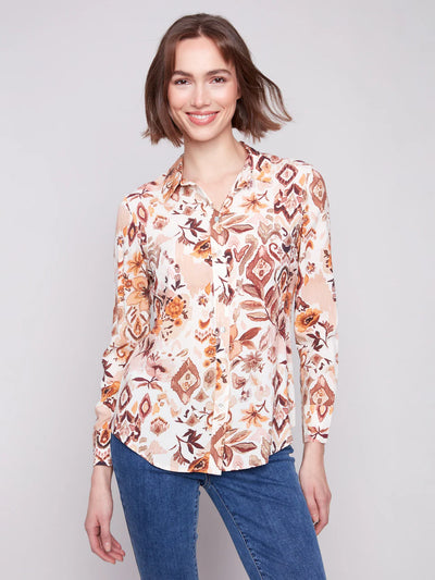 Printed Button Up