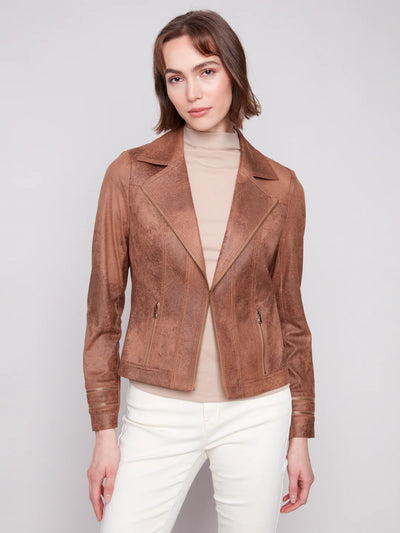 Vintage Faux Leather Jacket
