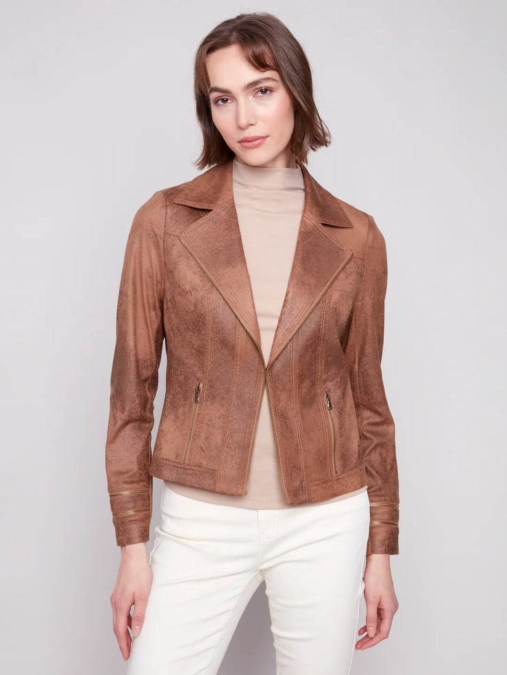 Vintage Faux Leather Jacket