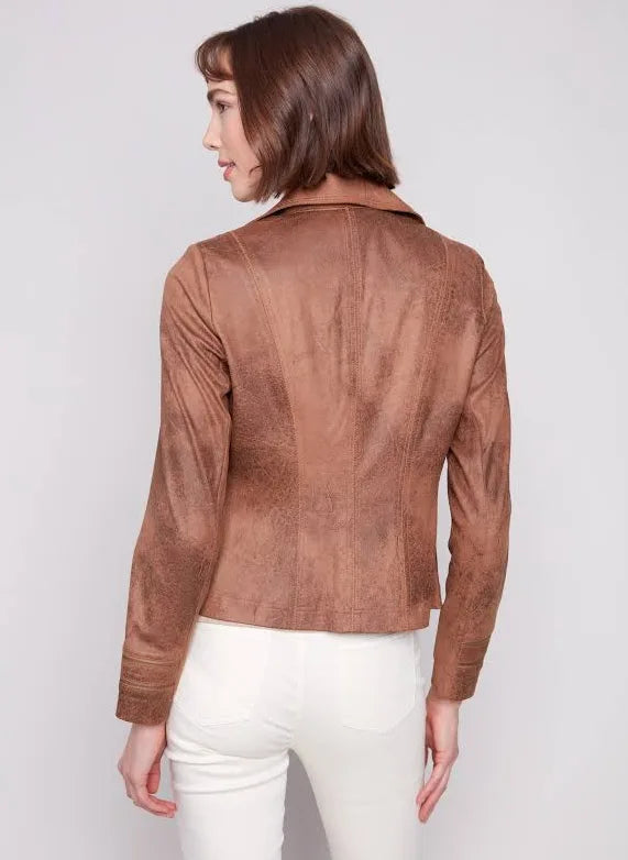 Vintage Faux Leather Jacket