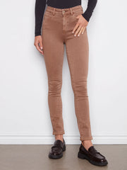 Cuffed Hem Twill Pants