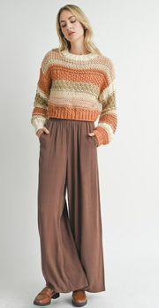 Butter Pecan Chunky Sweater