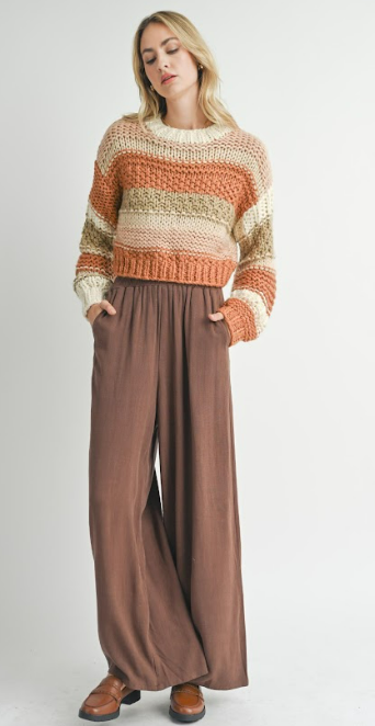 Butter Pecan Chunky Sweater
