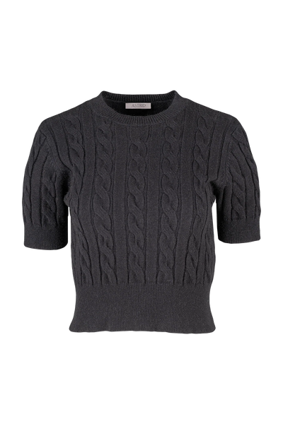 Cable SS Sweater