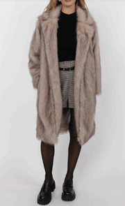 Pixie Tipped Fur Coat