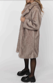 Pixie Tipped Fur Coat