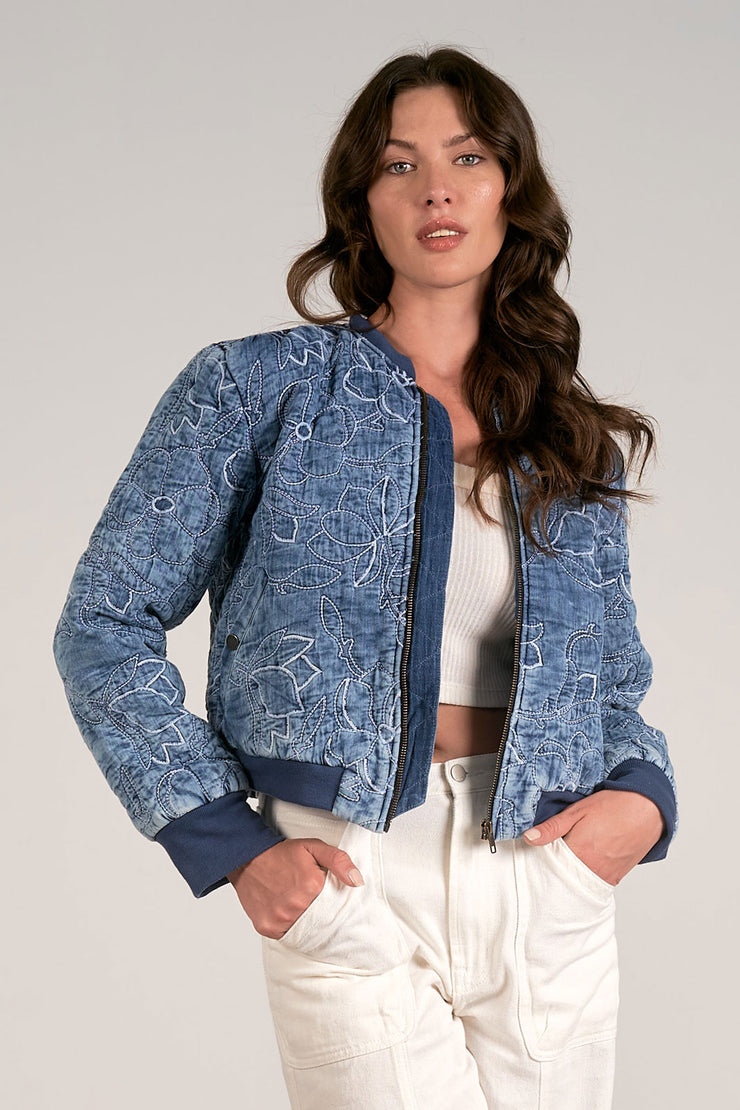 Denim Bomber