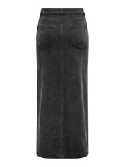 Kita Button Maxi Denim Skirt