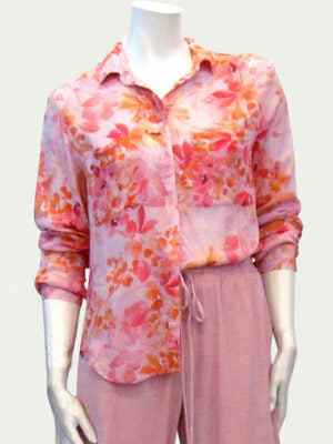 Salmon blouse