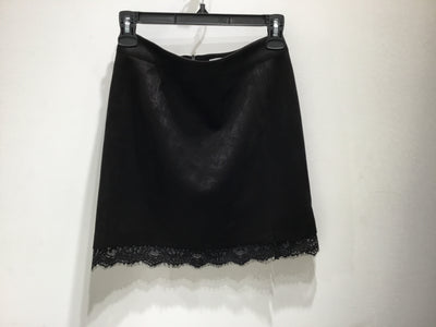 BB Dakota Black Lace Skirt